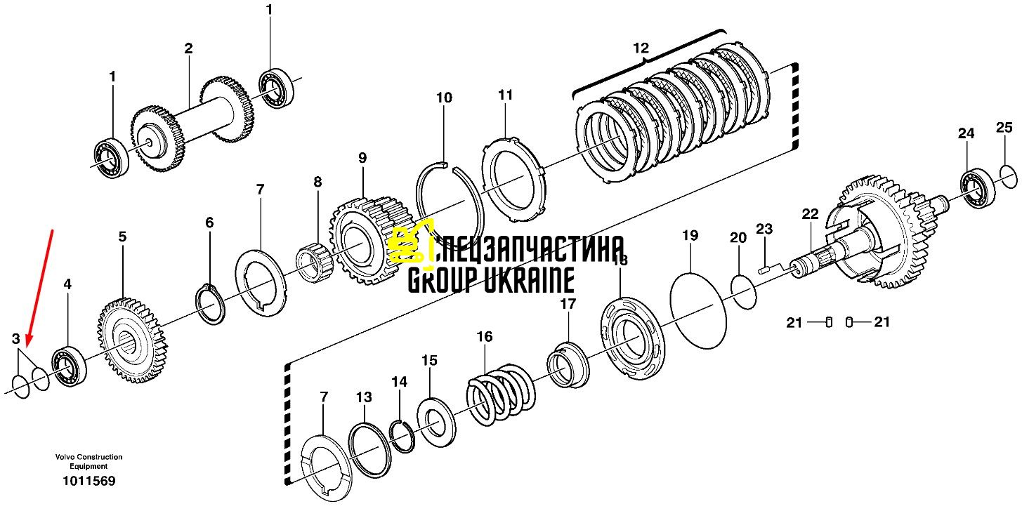 Кільце ущільнювальне 148565 Carraro