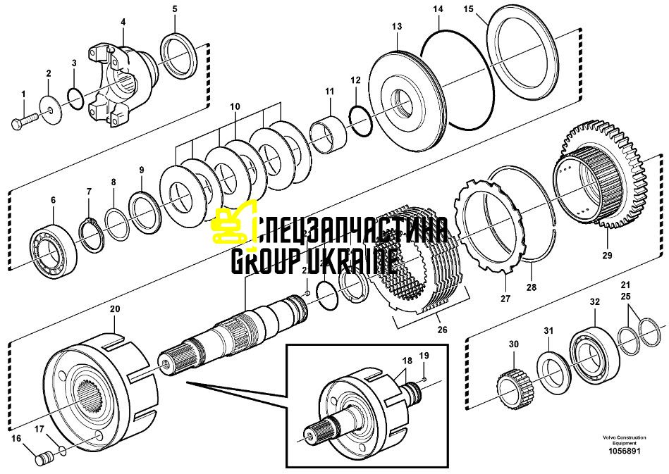 Кільце ущільнювальне 028523 Carraro