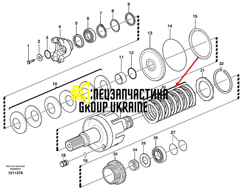 Комплект гальмівних дисків 11712997 Volvo