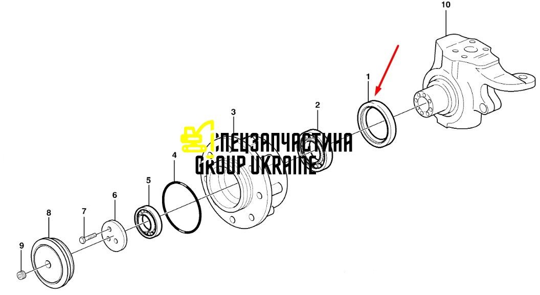 Сальник 11988582 Volvo