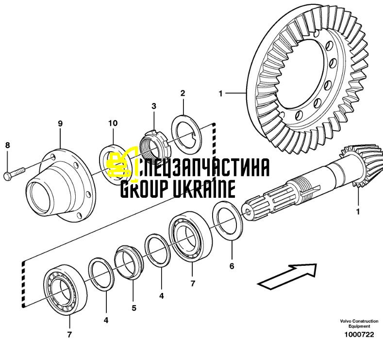 Сальник 11709475 Volvo