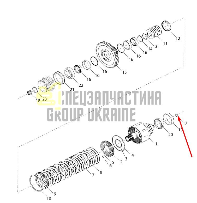 208768 Поршневе кільце DANA Spicer