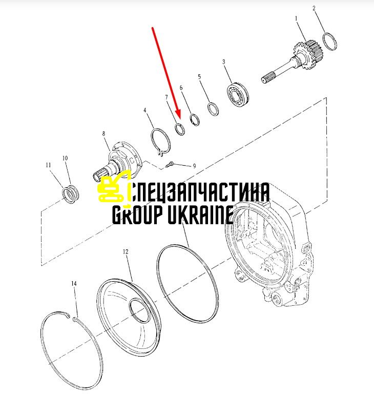 Кільце поршневе Dana Spicer 223085