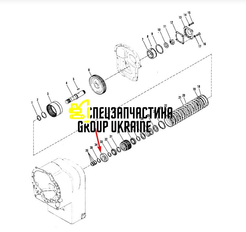 Підшипник Dana Spicer 225602