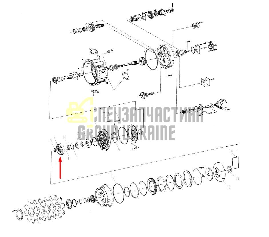 230040 Реактор гідротрансформатора Dana Spicer C8000, CL8000