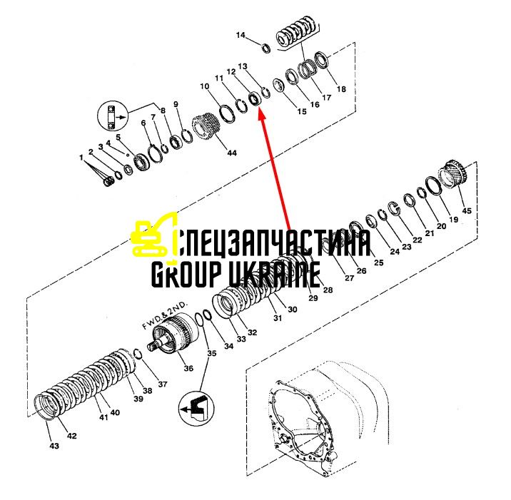 Підшипник Dana Spicer 230829