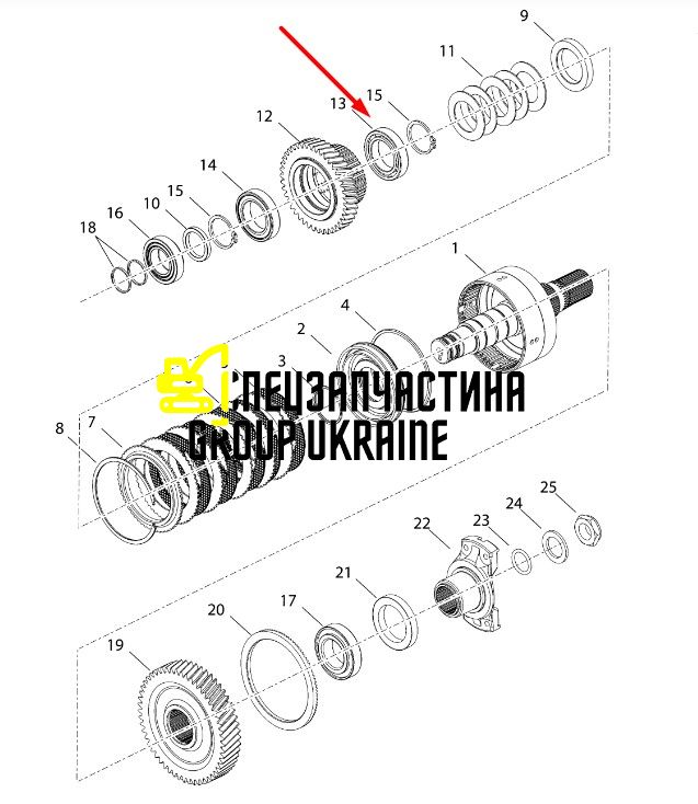 Підшипник Dana Spicer 230885
