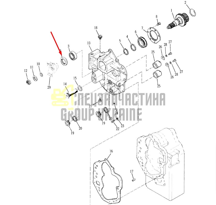 Сальник маслознімний 231798/200052L/7920 Dana Spicer для трансмісії 24000