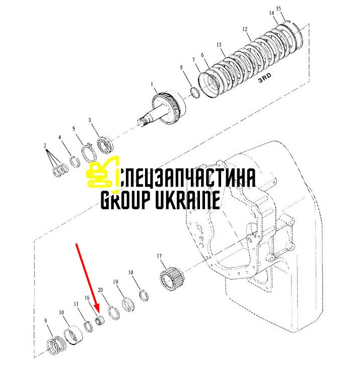 Роликовий підшипник 233065 Dana