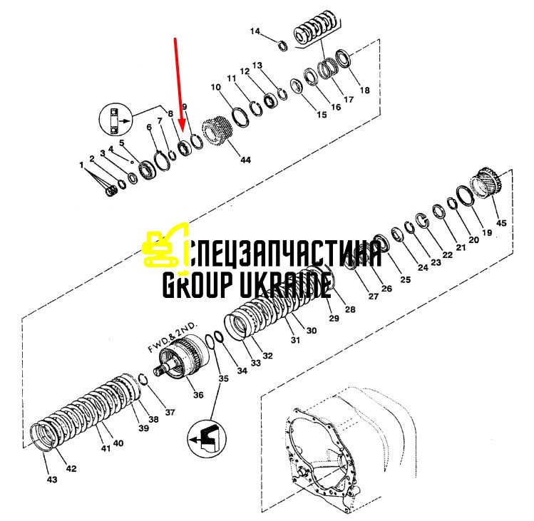 Підшипник 233389 Dana Spicer