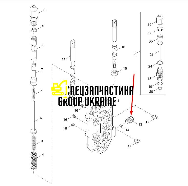 Датчик 233778 Dana Spicer
