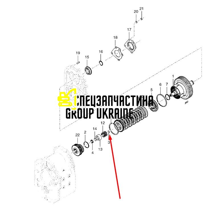 Поршневе кільце 234130 Dana Spicer