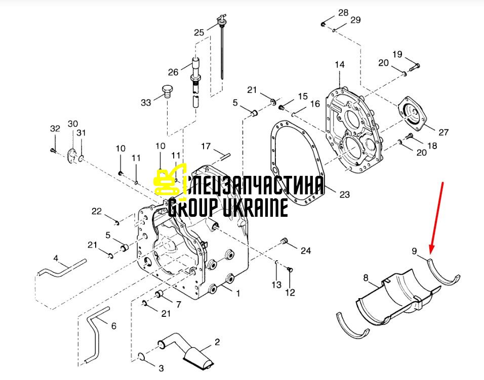Ущільнення 234312 Dana Spicer