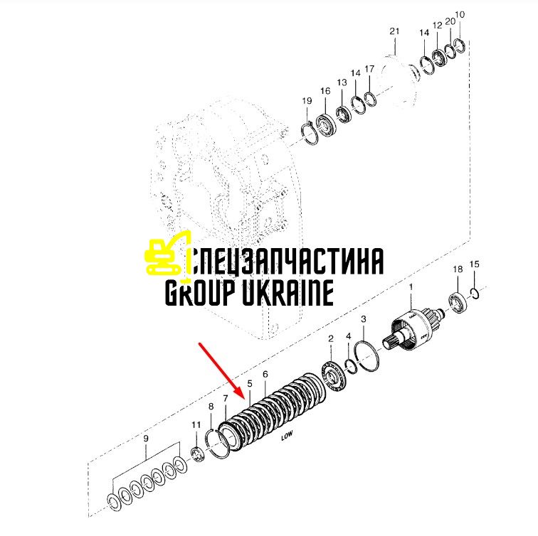 Диск фрикційний 234336 Dana Spicer