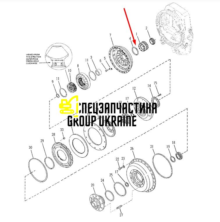 Кільце ущільнювальне 234973 Dana Spicer