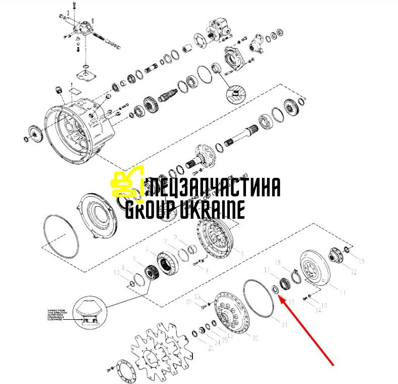 Шайба стопорна 235591 Dana Spicer