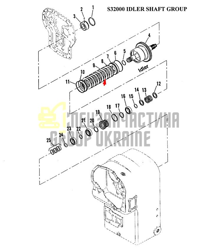 236989 Диск фрикційний бронзовий Dana Spicer 28000, 32000, 34000, 36000, 40000