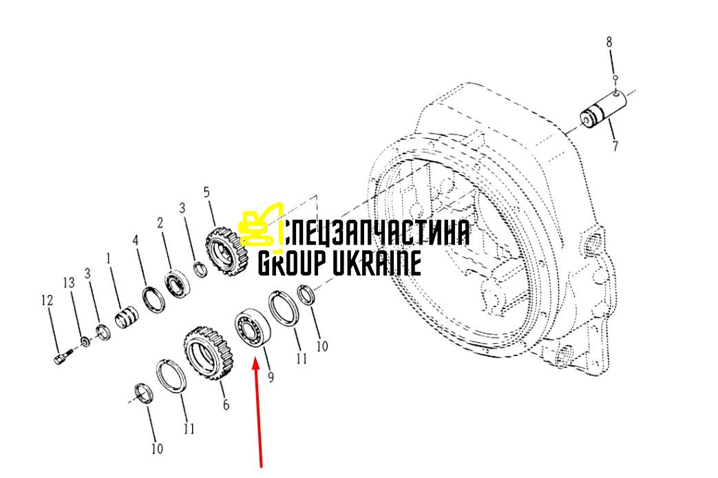 Підшипник 238223 Dana Spicer