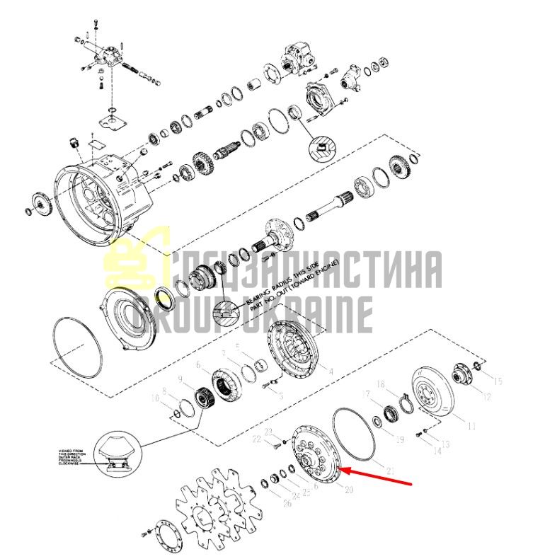 239576 Кришка Dana Spicer C2000, 18000