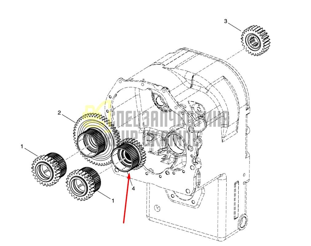 239909 (231239) Муфта 2-Й Передачі КПП Dana Spicer 28000, 32000