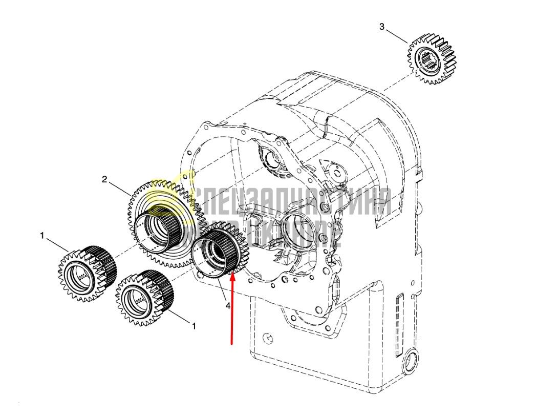 251786 (232314) Муфта 2-Й Передачі КПП Dana Spicer 28000, 32000