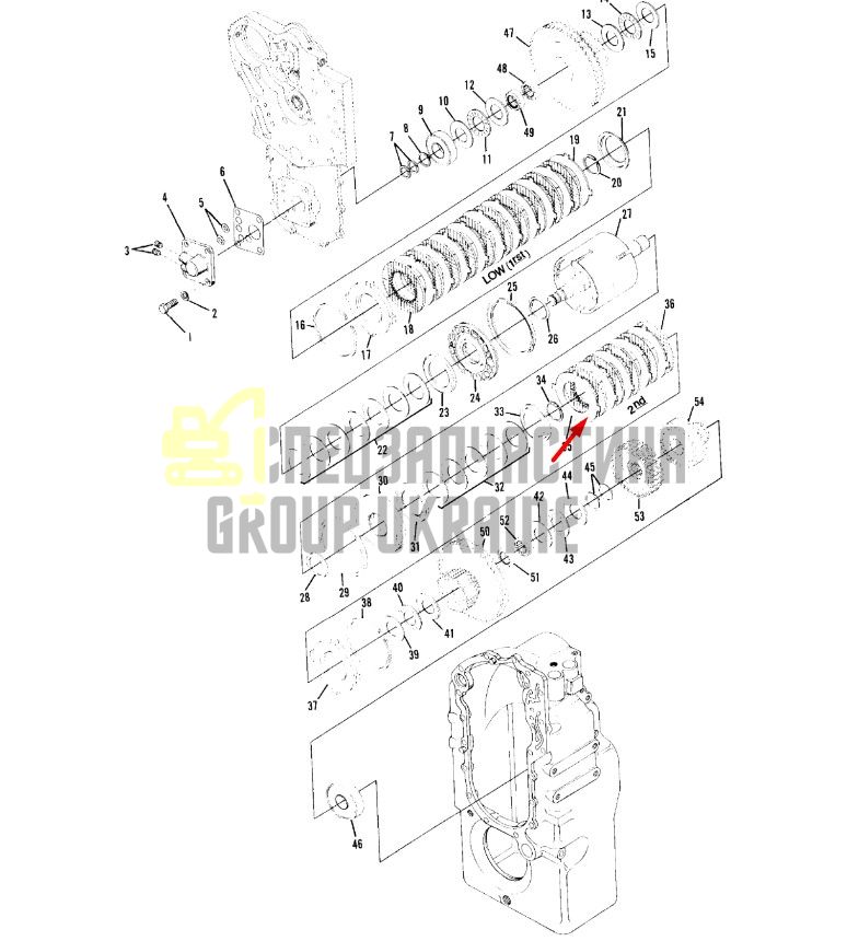 245238 Диск фрикційний Dana Spicer T12000