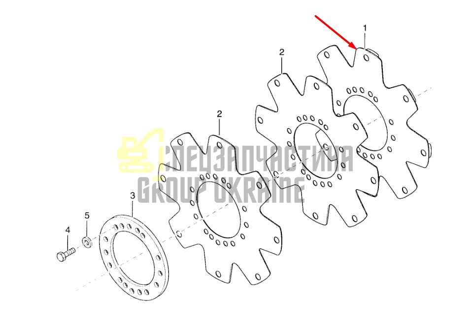 247761 Привідна пластина КПП Dana Spicer T16000