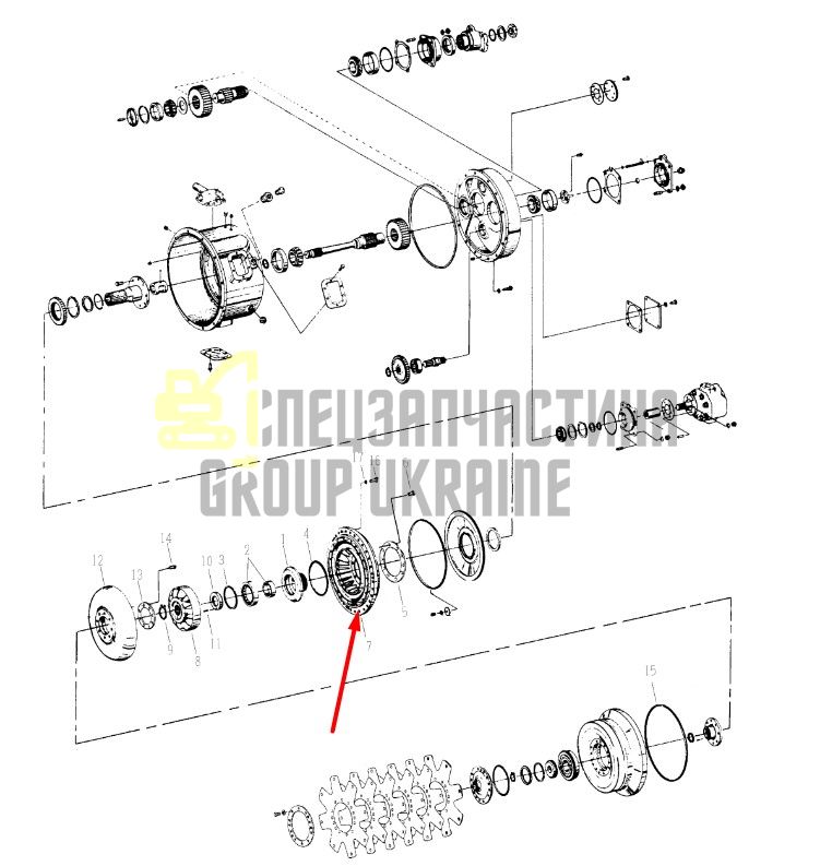 247295 Ротор Dana Spicer C8000, CL8000
