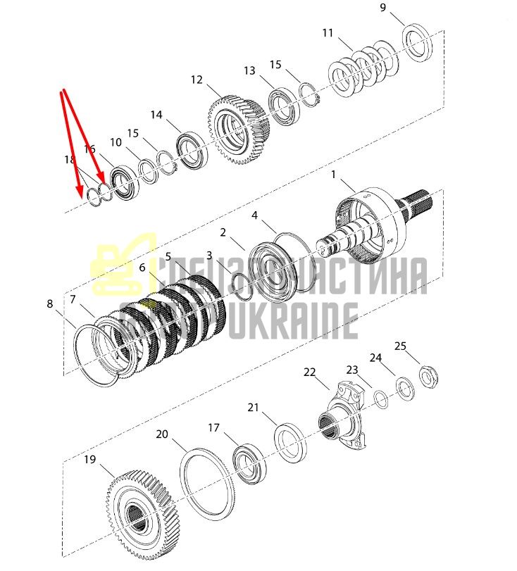 248425 Розширювальне кільце DANA Spicer 28000