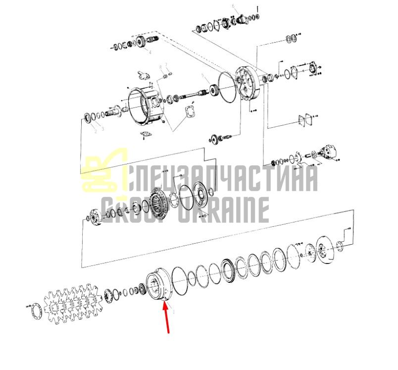 249165 Кришка ротора Dana Spicer C8000, CL8000