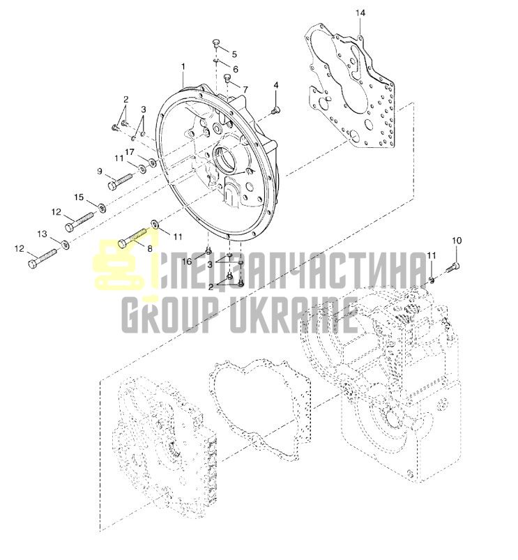 4201490 Ущільнювальна прокладка Dana Spicer T12000