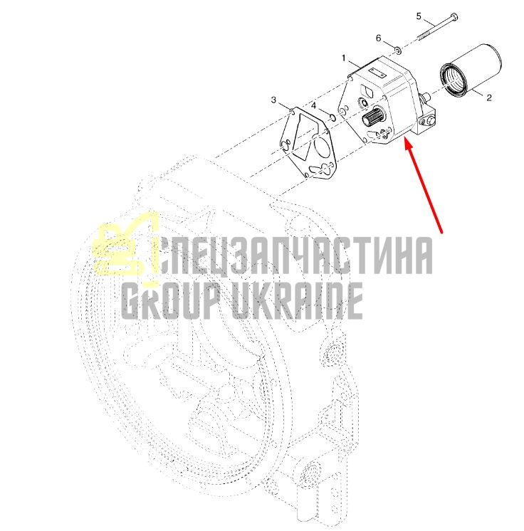 4203850 Масляний насос КПП Dana Spicer T16000