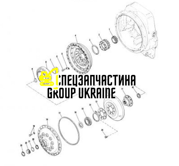 Кришка турбінного колеса 802042 Dana Spicer