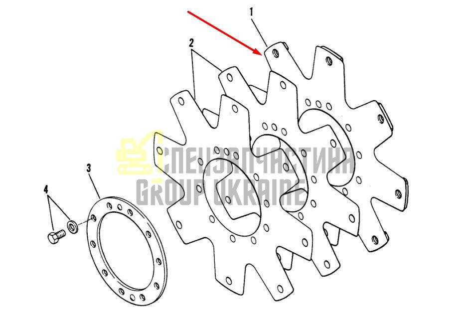 802229 Набір пластин КПП Dana Spicer C2000, 18000