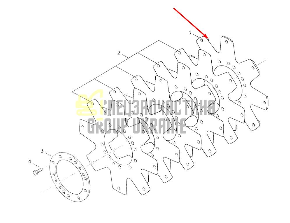 802562 Набор пластин КПП Dana Spicer C5000, CL5000, C8000, CL8000, 40000, 34000, 36000, TE27, TE32