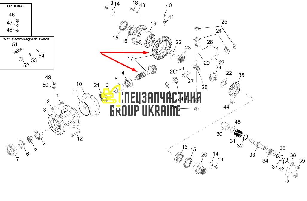 3162530400 Головна пара (планетарка+хвостовик) Linde
