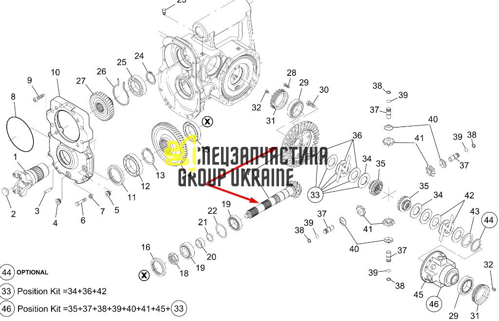 6912811 Головна (конічна) пара Bobcat Z14/32