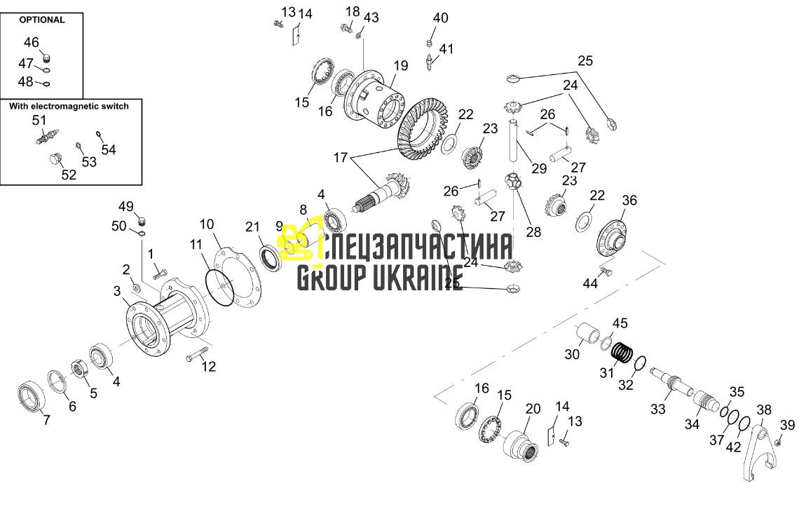 109947 Головна (конічна) пара Manitou