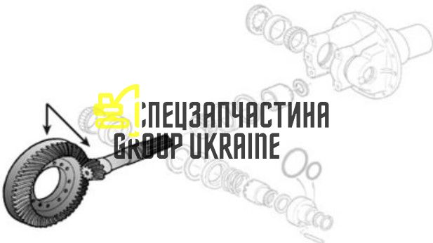 3427107M91 Головна (конічна) пара Z=9/31 Massey Ferguson