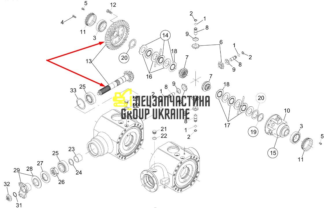 59194100 Головна (конічна) пара Volvo