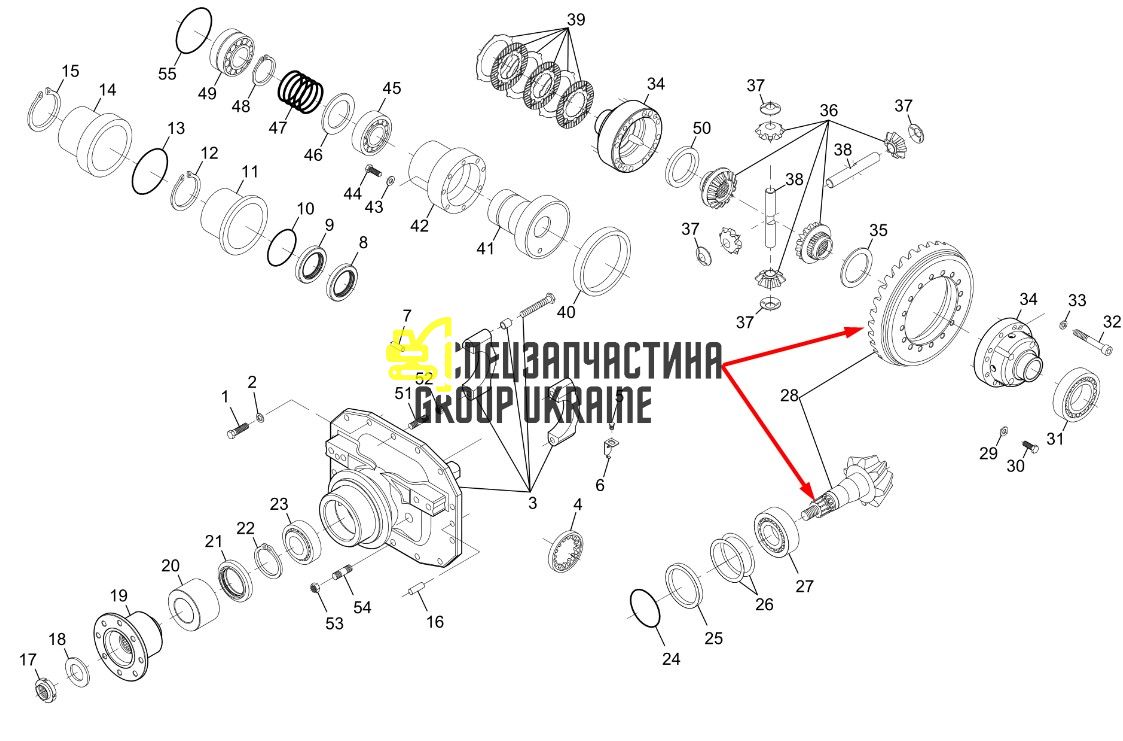 7700450102 Головна (конічна) пара Valtra
