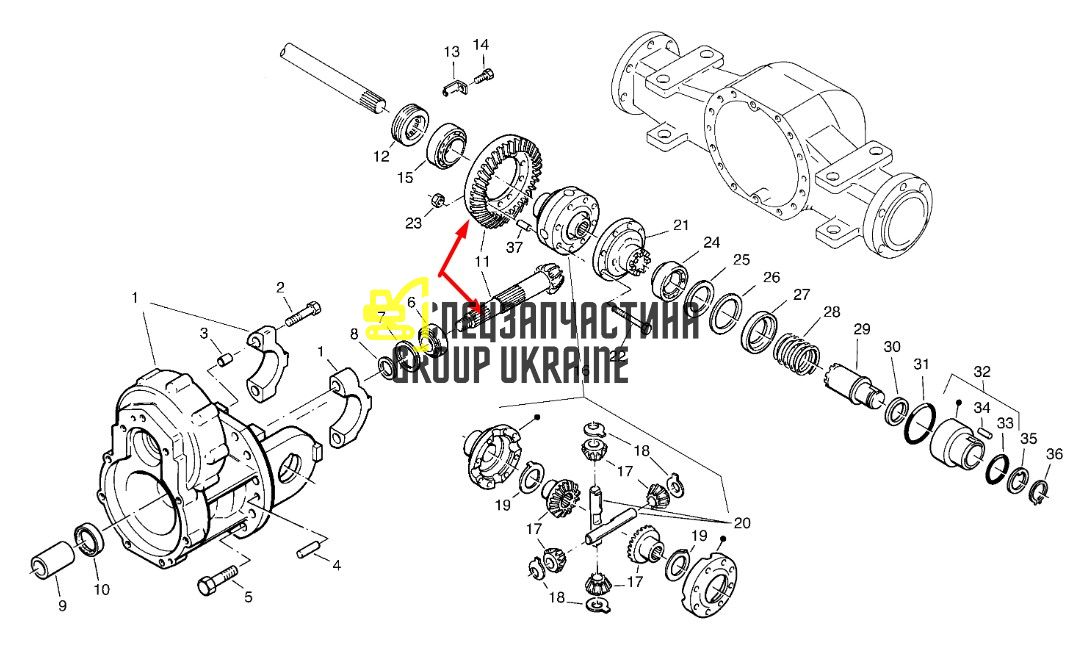 ZM2905890 Головна (конічна) пара Volvo