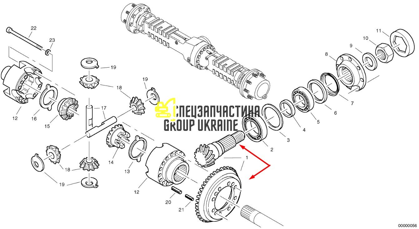 ZM2906349 Головна (конічна) пара Volvo