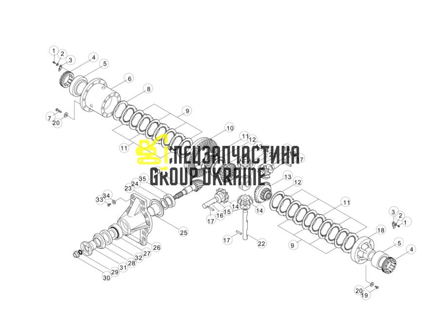 ZTAM-00144 Главная (коническая) пара Hyundai