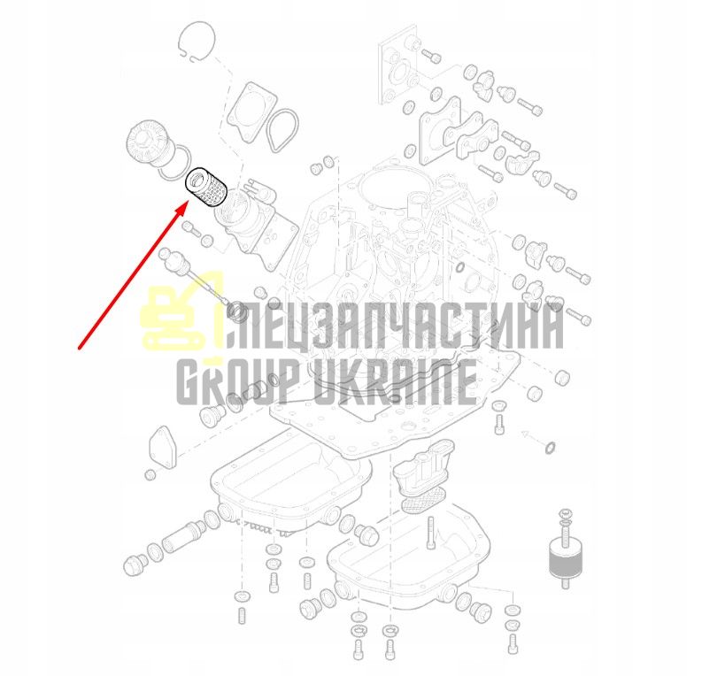 LF3794 Масляний фільтр Hatz 1D81, 1D90