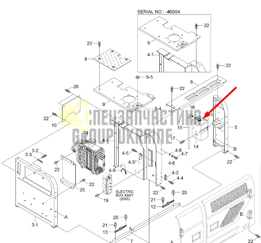 Придбати Hyundai 11N841071 Розширювальний бак для R210, R220