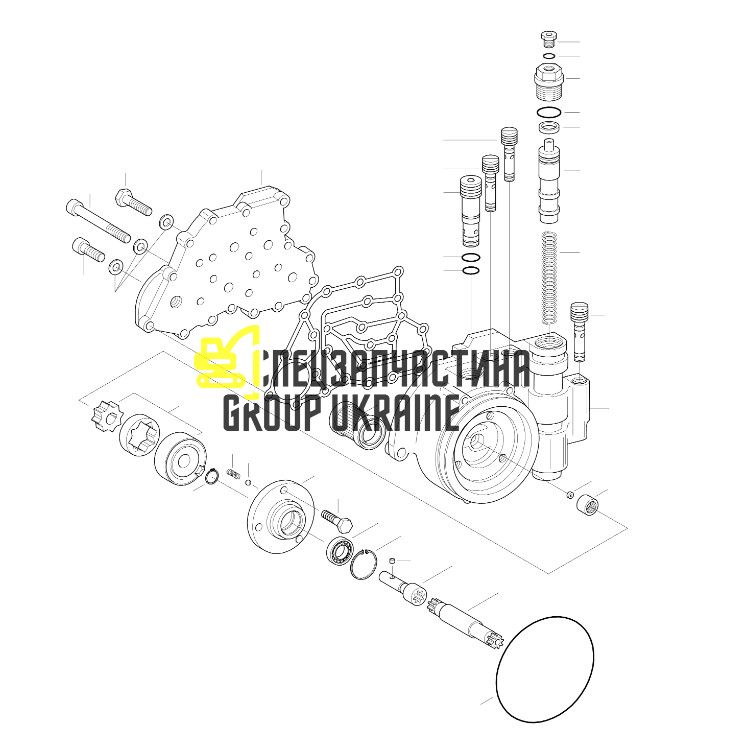 ZGAQ-01047 Насос масляний КПП Hyundai R140W7