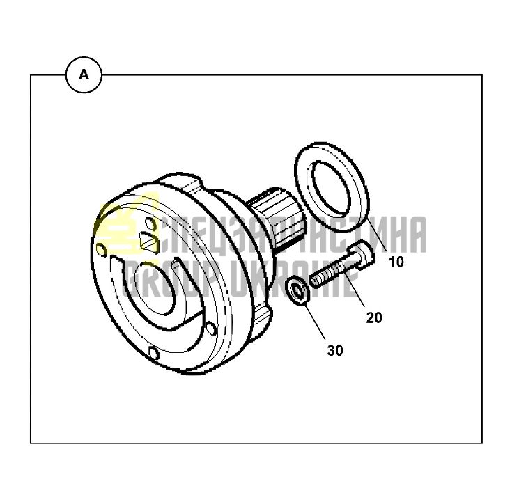 JCB 20/925552 (F03/11474) Насос масляний КПП для 3CX, 4CX