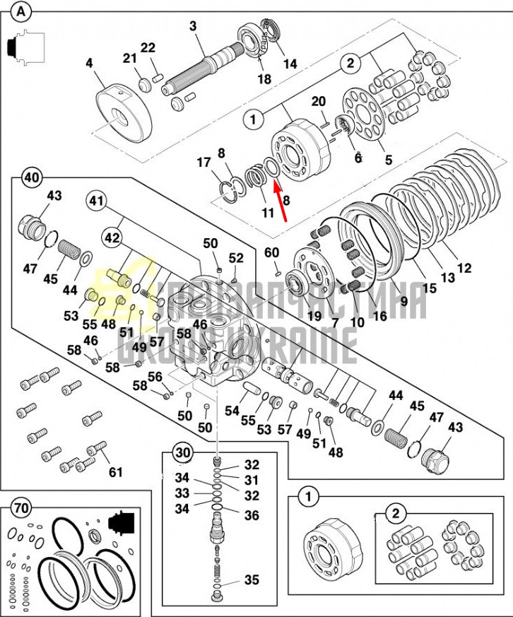 JCB 332/E5659 Шайба JS115