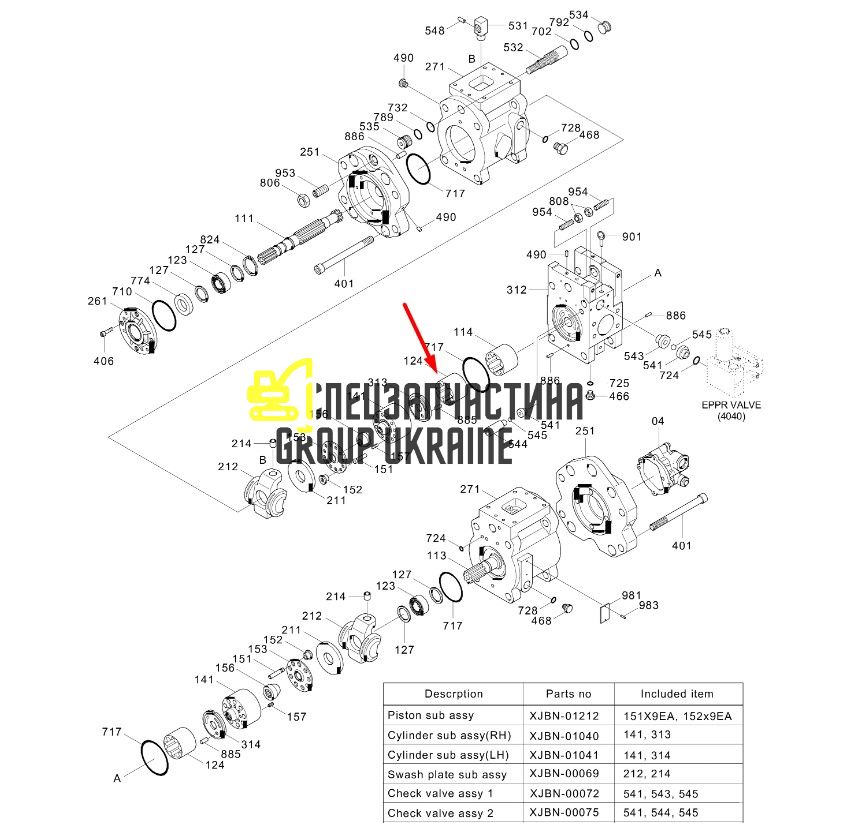 Підшипник голковий Kawasaki XJBN-00786 Handok